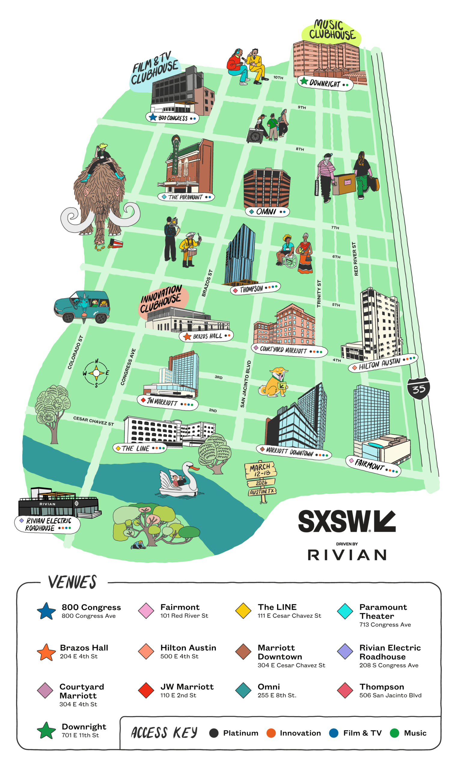 Ultimate Guide To South By Southwest 2026 Stay Local Austin Sout By SouthWest Map Scaled.webp