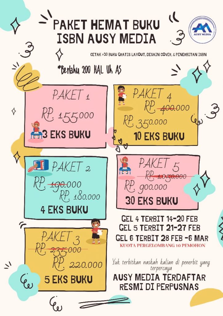 Paket Hemat Penerbitan Buku ISBN