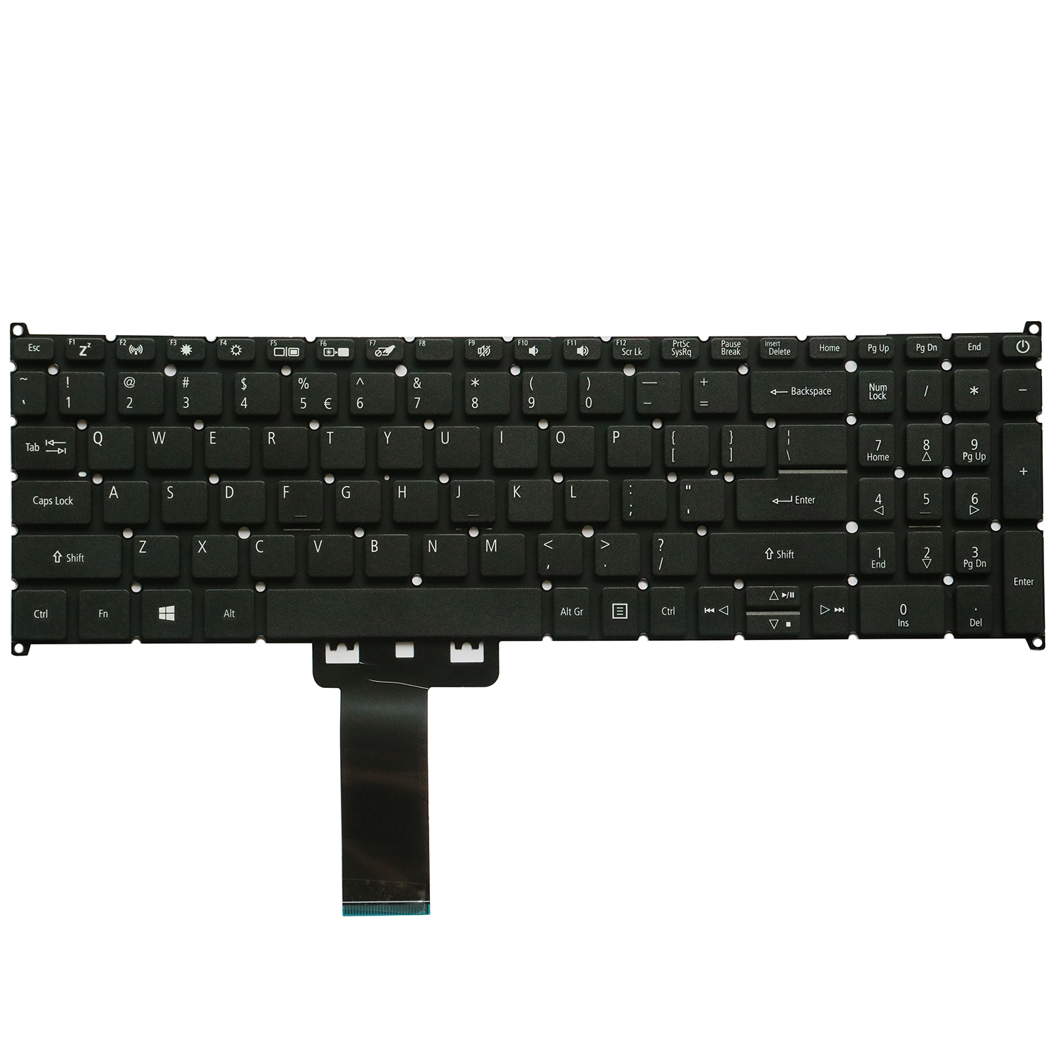 Couvercle Arrière LCD Pour Acer Aspire A317 - Réf. 60.HEKN2.002 - Noir - Neuf D'origine - Pièce De Rechange
