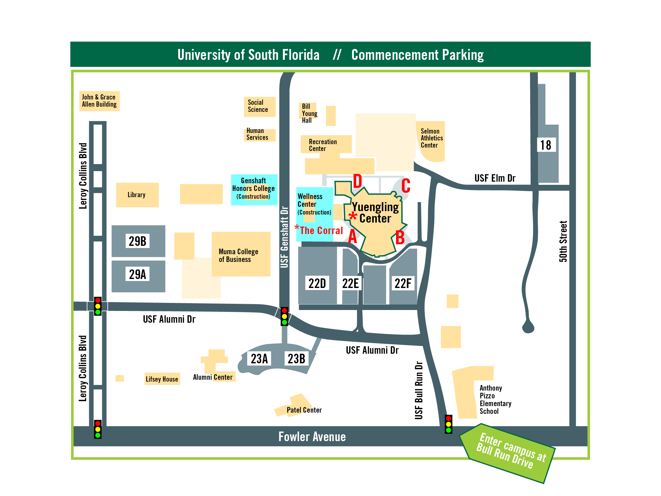 Guest Information University Of South Florida Map 