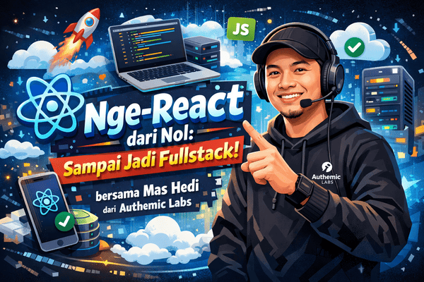 tutorial react js dari 0 sampai mahir