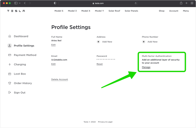 Set up Multi-Factor Authentication