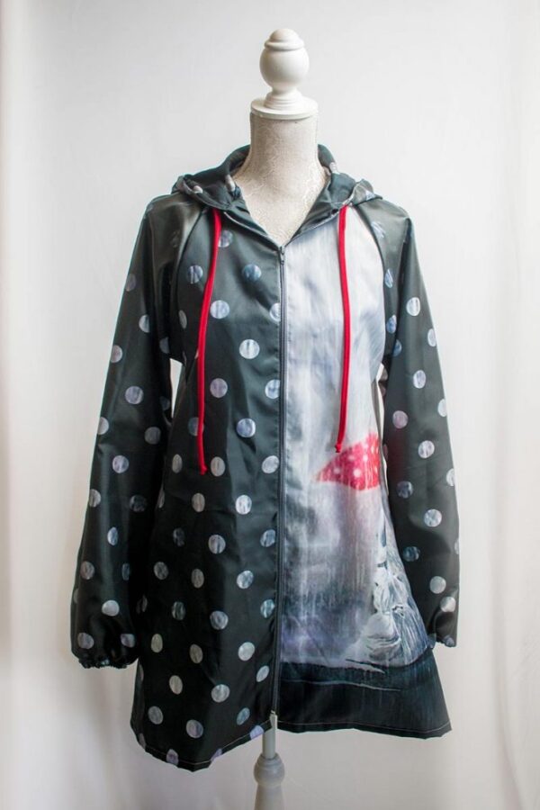 Authentic red umbrella raincoat