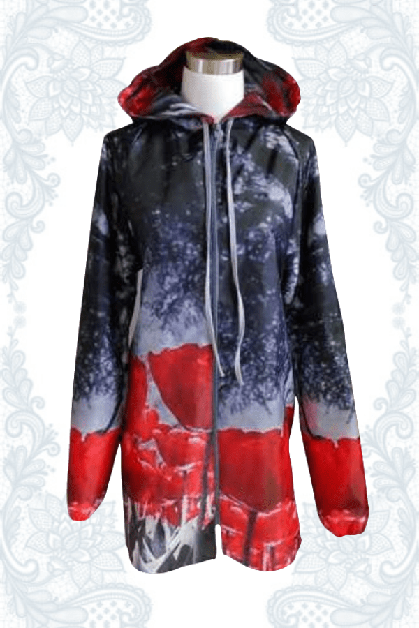 Red Poppy Raincoat