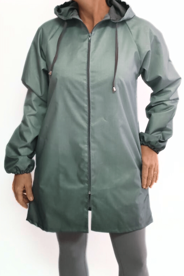 Silky Sage Raincoat