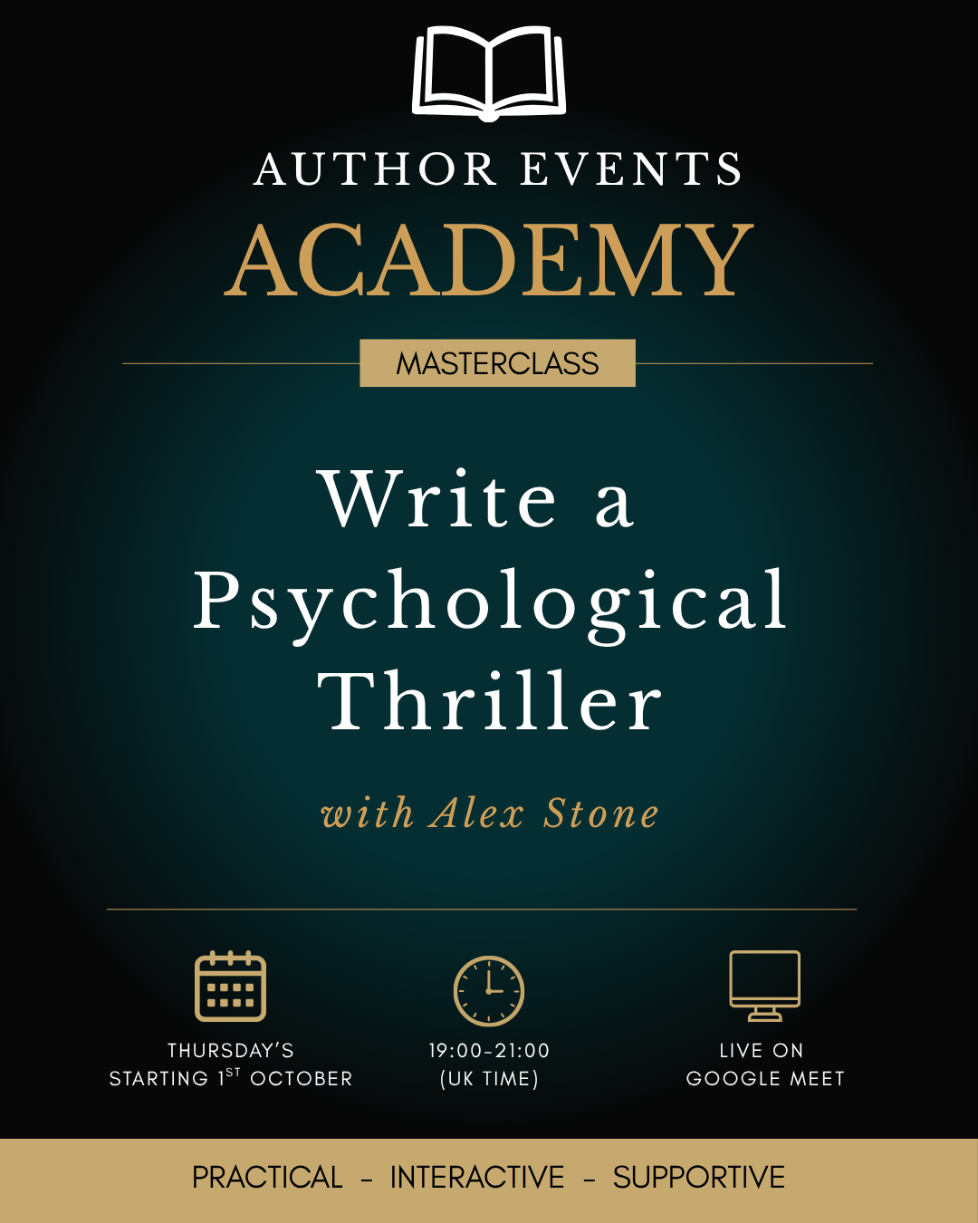 Write a Psychological Thriller with Alex Stone
