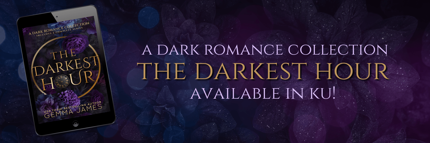 Book cover of The Darkest Hour: A Dark Romance Collection. Available in Kindle Unlimited