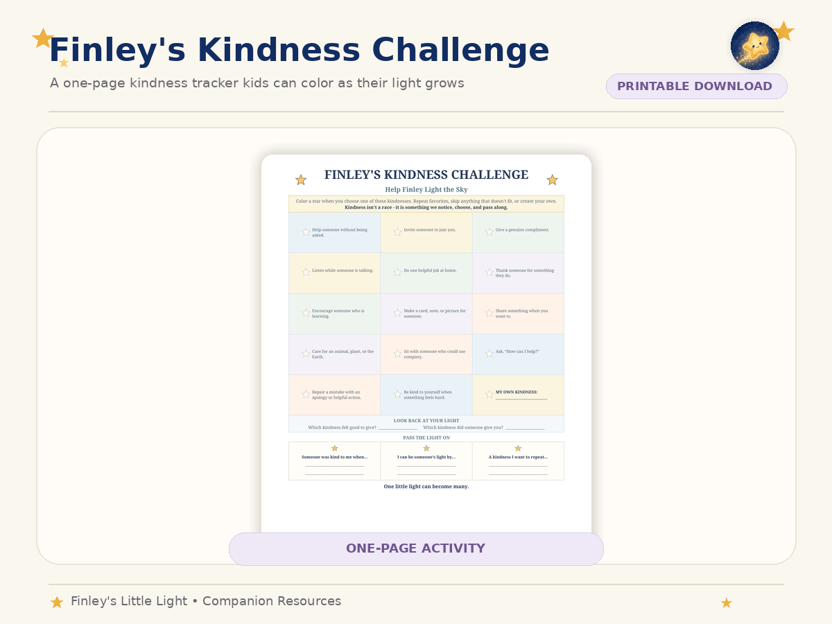 Finley’s Kindness Challenge download preview