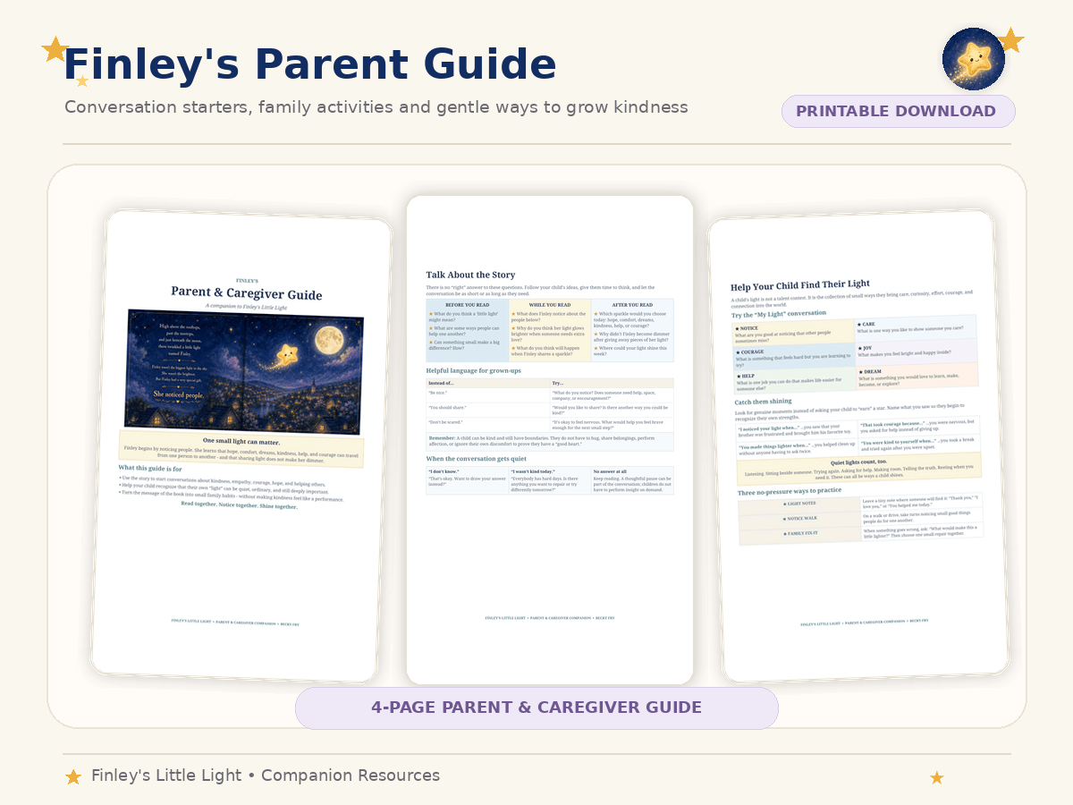 Finley’s Parent & Caregiver Guide download preview