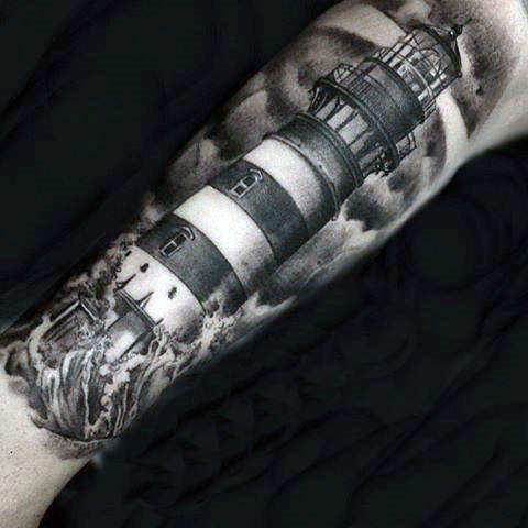 85 Mind Blowing Lighthouse Tattoos And Their Meaning Authoritytattoo