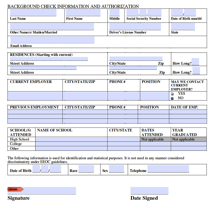 The boys & girls clubs of rutherford county (bgcrc) is committed to the protection of . Free Background Check Authorization Template Form - PDF