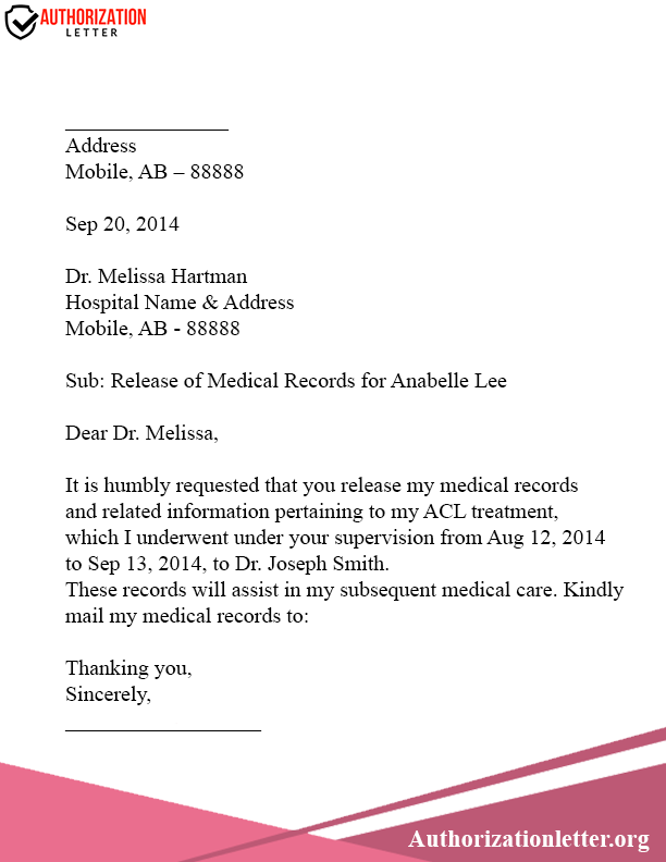 Authorization Letter