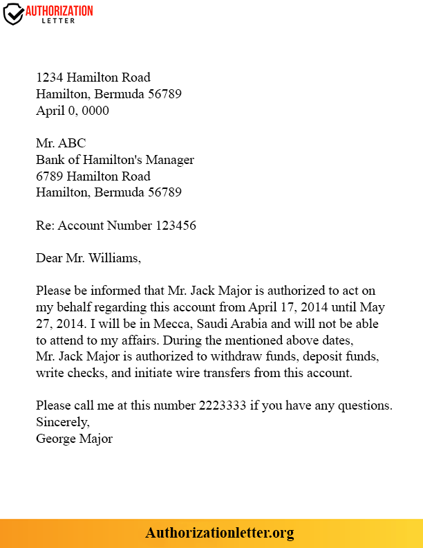 Authorization Letter