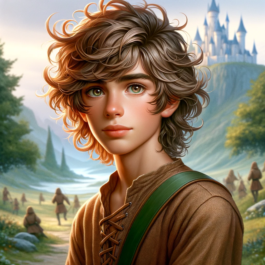 Johann, young hero of The Canticle Kingdom by Michael D. Young
