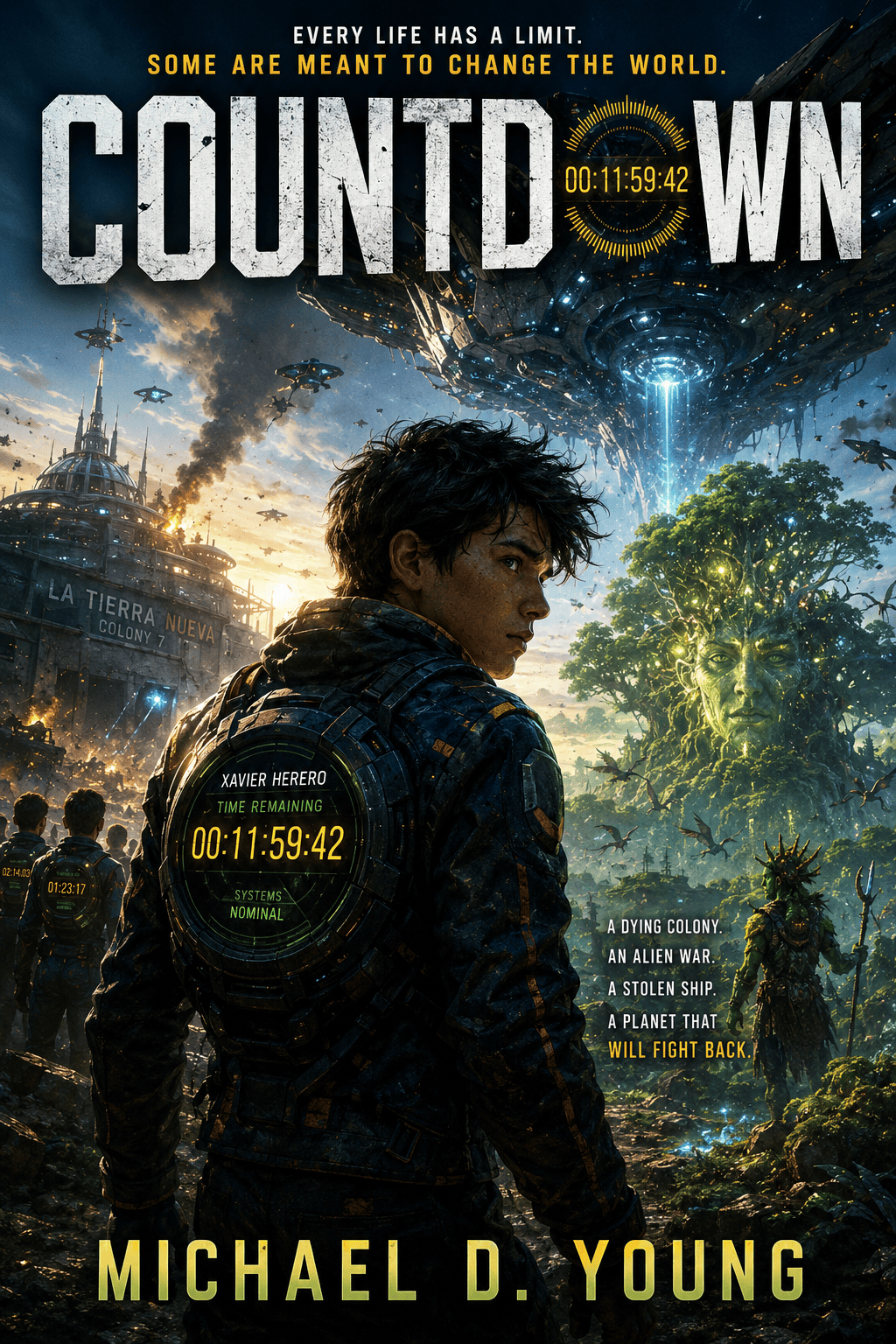 Countdown by Michael D. Young — preliminary mockup cover
