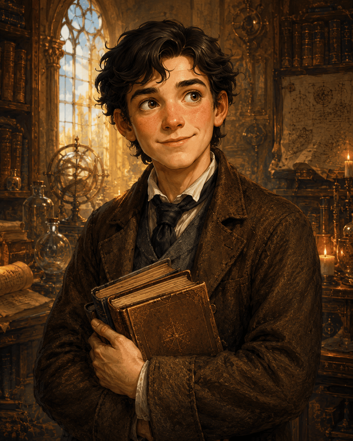 Hubert Veldin, the young man whose death wish begins the trilogy