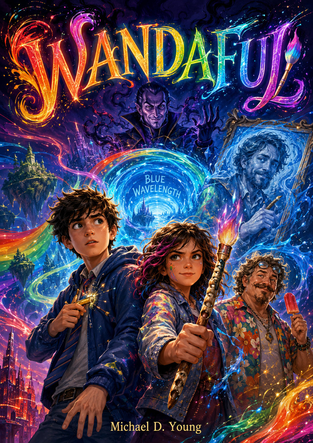 Wandaful by Michael D. Young — preliminary mockup cover