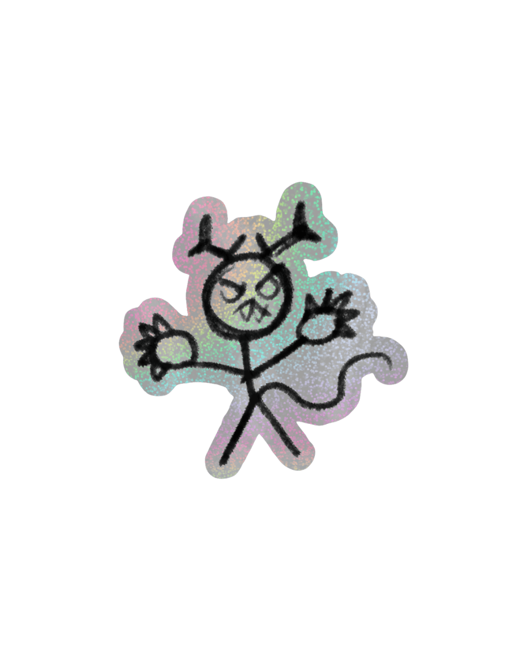 Sunsplitter Sticker: Grumpy Stick Figure Daeyari