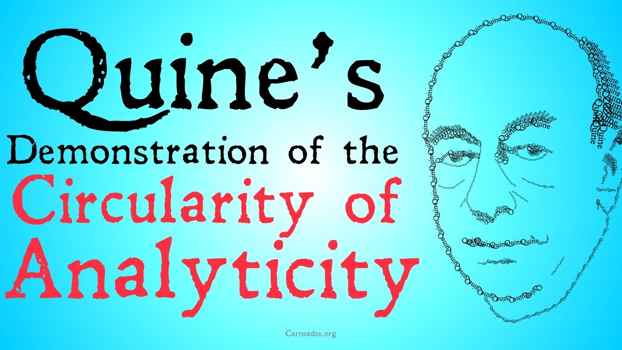 willard van orman quine analyticity