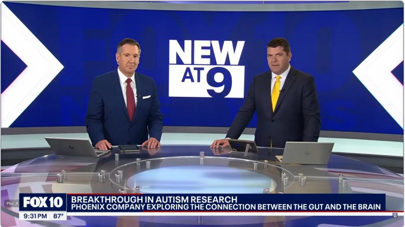 FOX 10 Phoenix segment on the gut-brain connection in autism