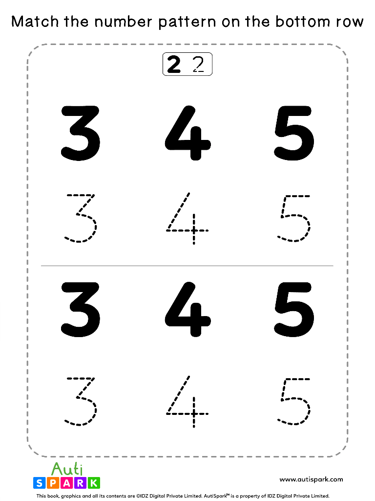 match number patterns worksheet 08 trace the numbers