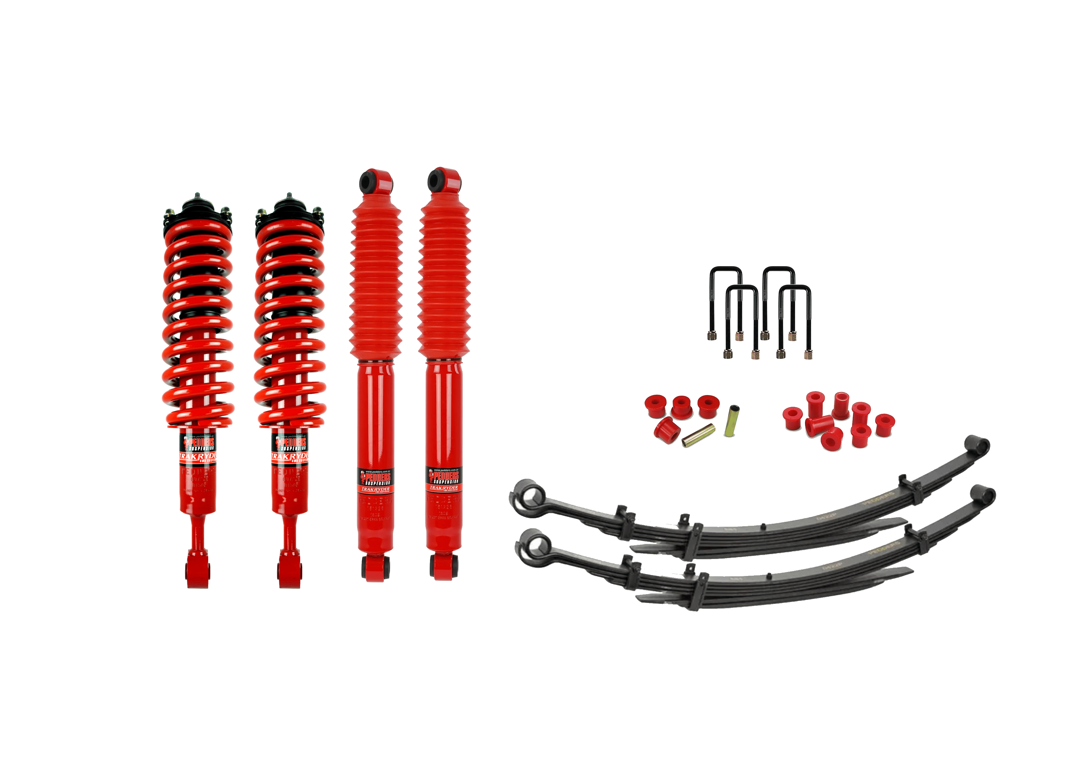 Toyota Hilux MK6/MK7 40mm 300kg Constant Load Lift Kit with Assembled Struts – Pedders