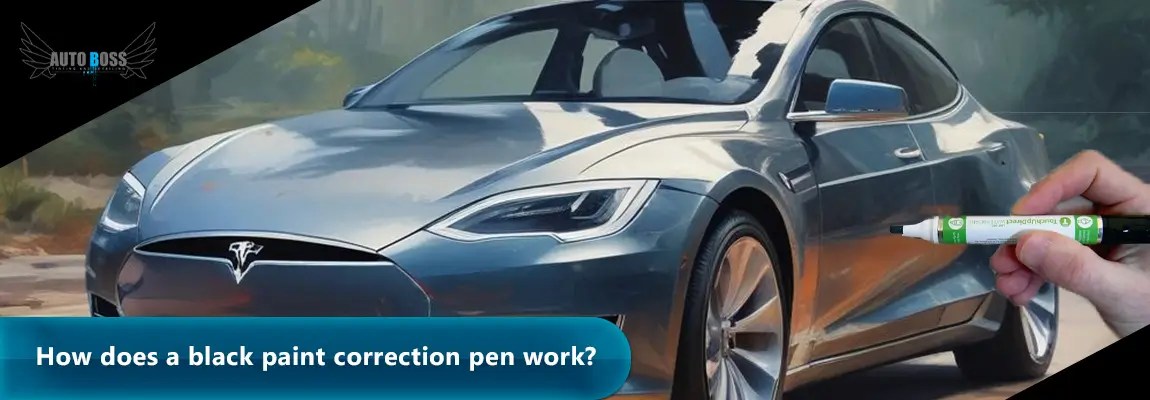 black paint correction pen