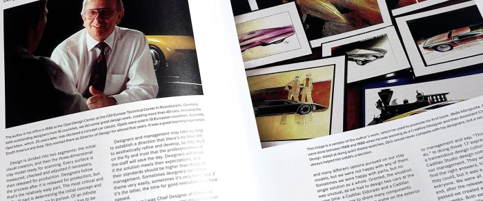 Der Autor von Designing Dreams hatte selbst viel Einfluss auf die Designs von unterschiedlichen Modellen.