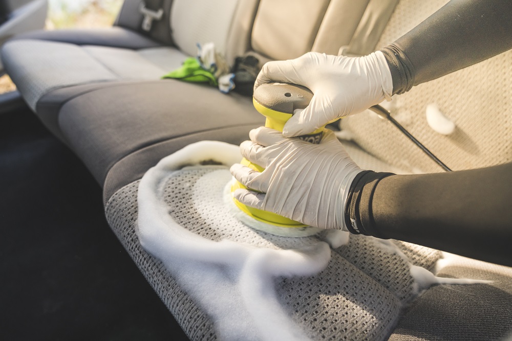 car interior cleaning