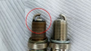 Spark plug faulty
