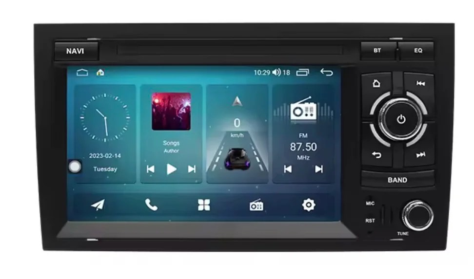 Audi A4 B6 B7 ir Seat Exeo 2002-2008 android multimedija