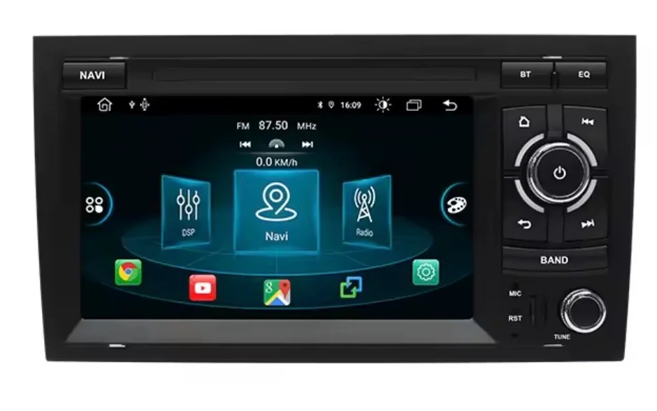 Audi A4 B6 B7 ir Seat Exeo 2002-2008 android multimedija