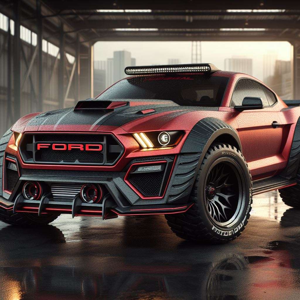 2026 Ford Mustang Raptor Rendering
