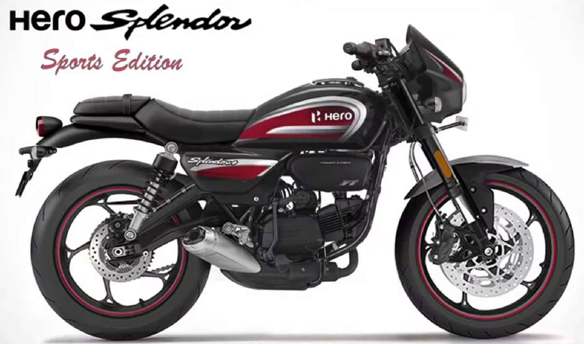 Hero Splendor Sports Rendering