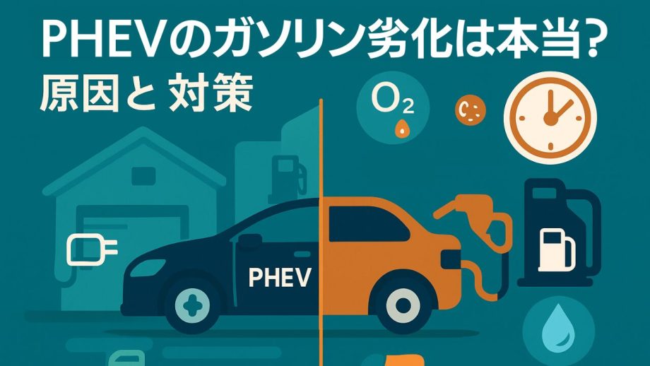 PHEVでガソリン劣化は起こる?その原因