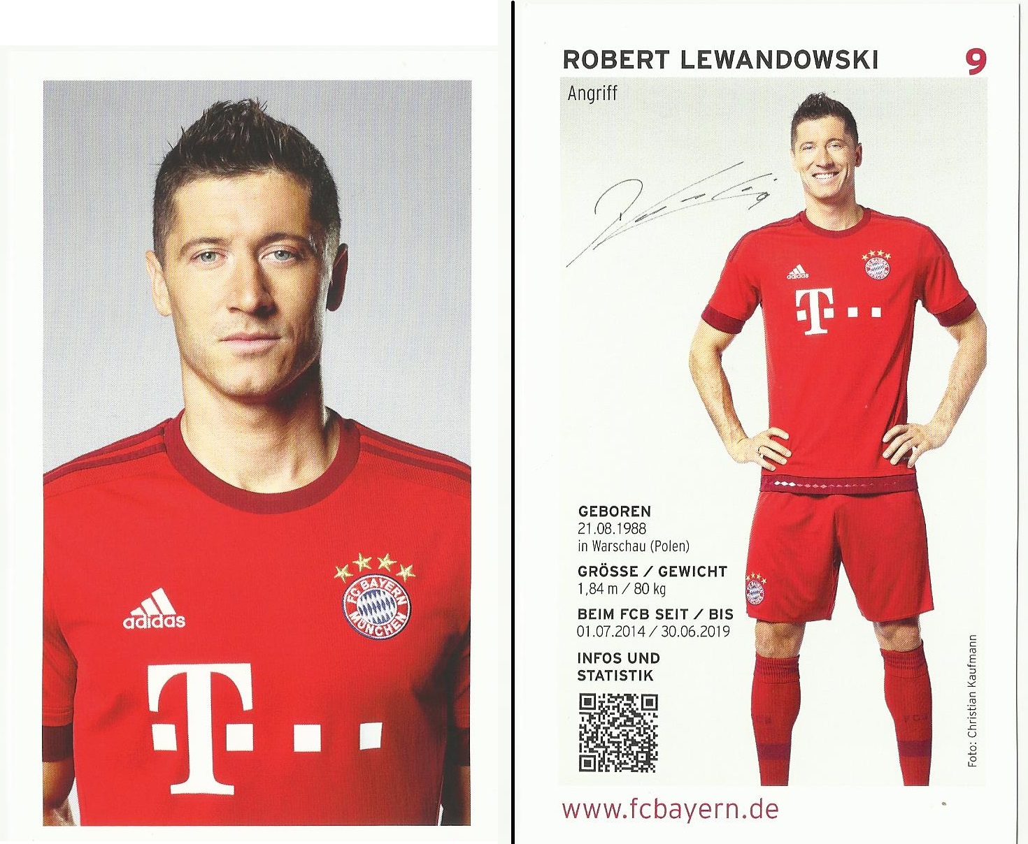 Robert Lewandowski Autograf : Robert Lewandowski Autograffy