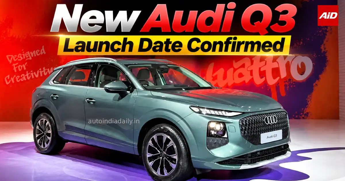 New Audi Q3 Coming On October 16: 204hp Engine, Quattro AWD & Price  autoindiadaily.in