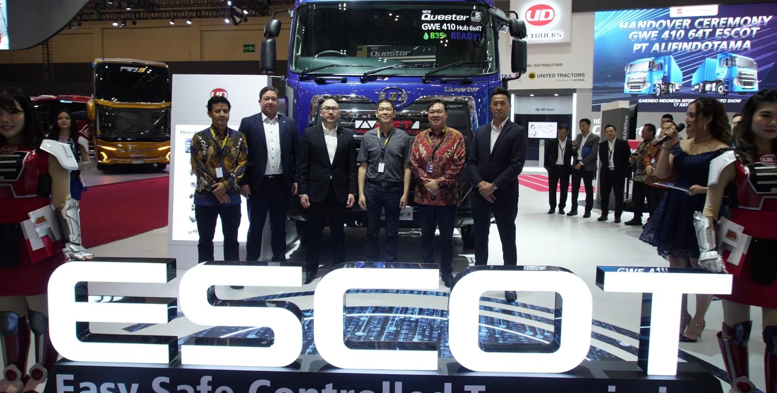 UD Trucks Luncurkan Quester Revolusioner dengan ESCOT di GIIAS 2024