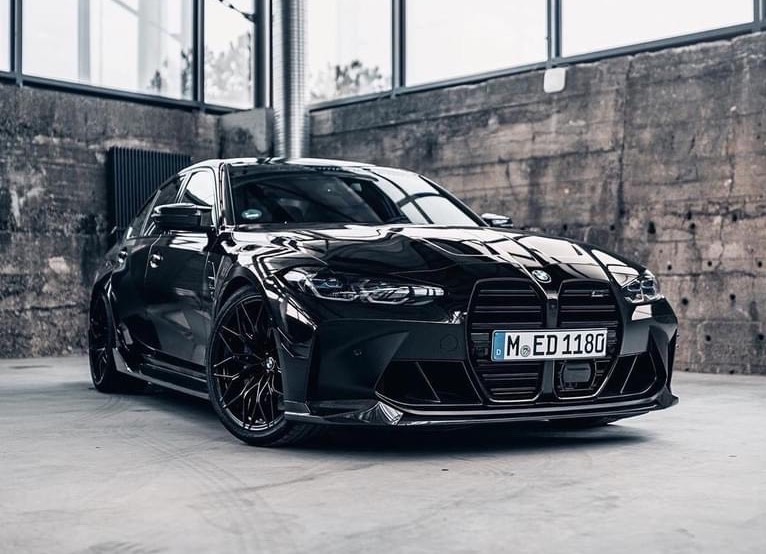 The new bmw m3 looks acceptable in black