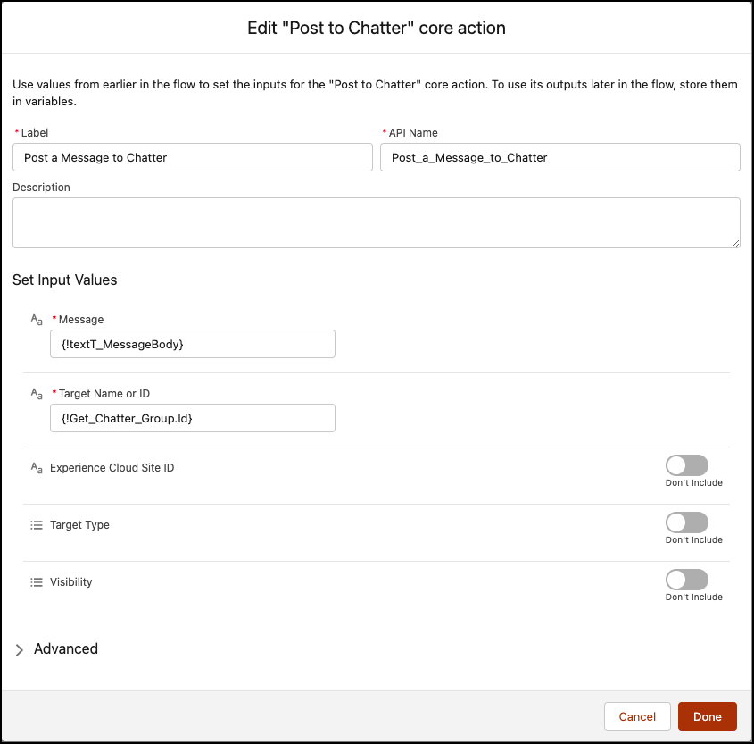Auto Post a Message to Chatter When an Event is Created - Automation ...