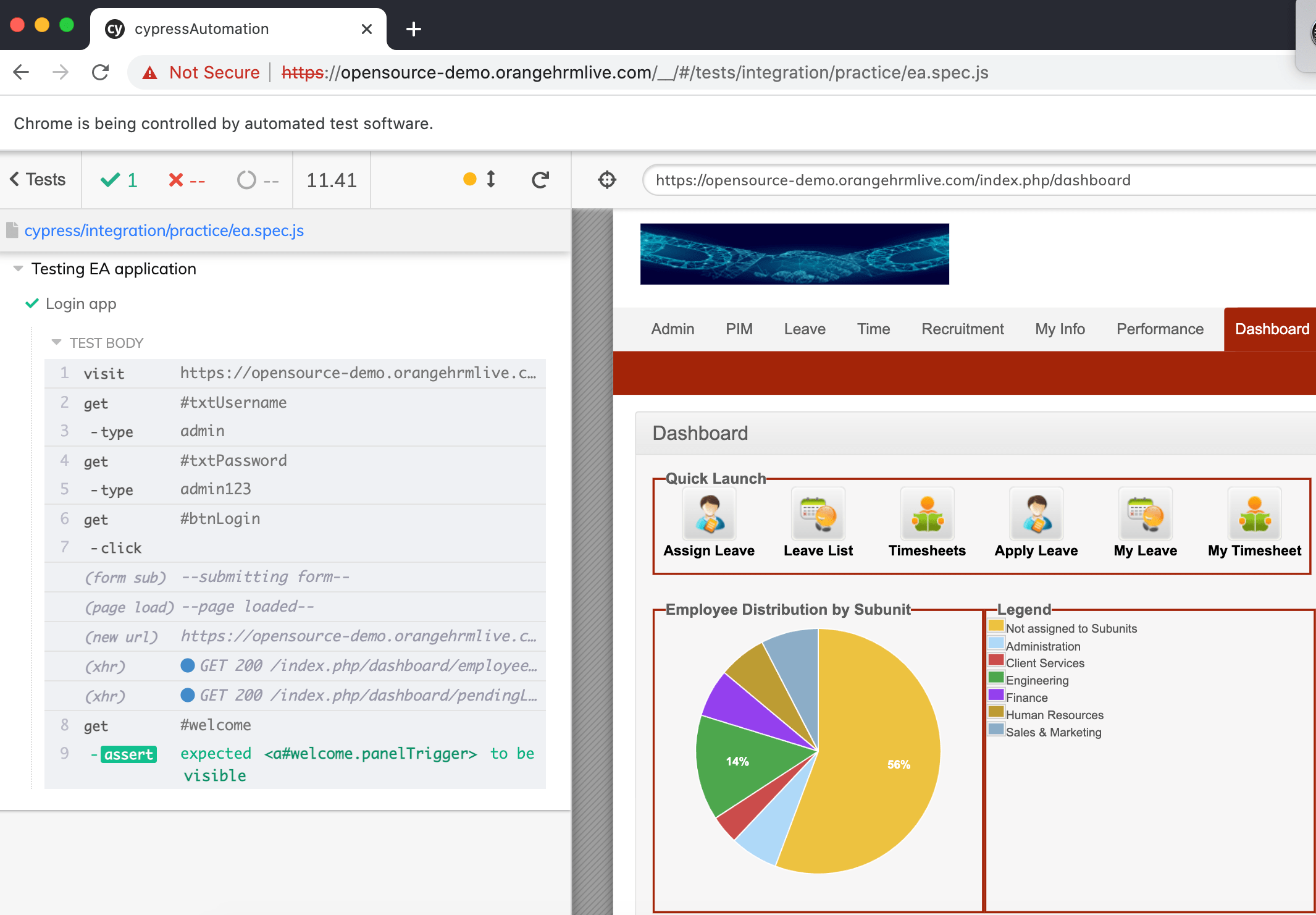 Cypress Automation