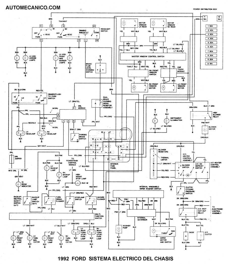 Ford Explorer 1992 99 Diagramas Esquemas Graphics