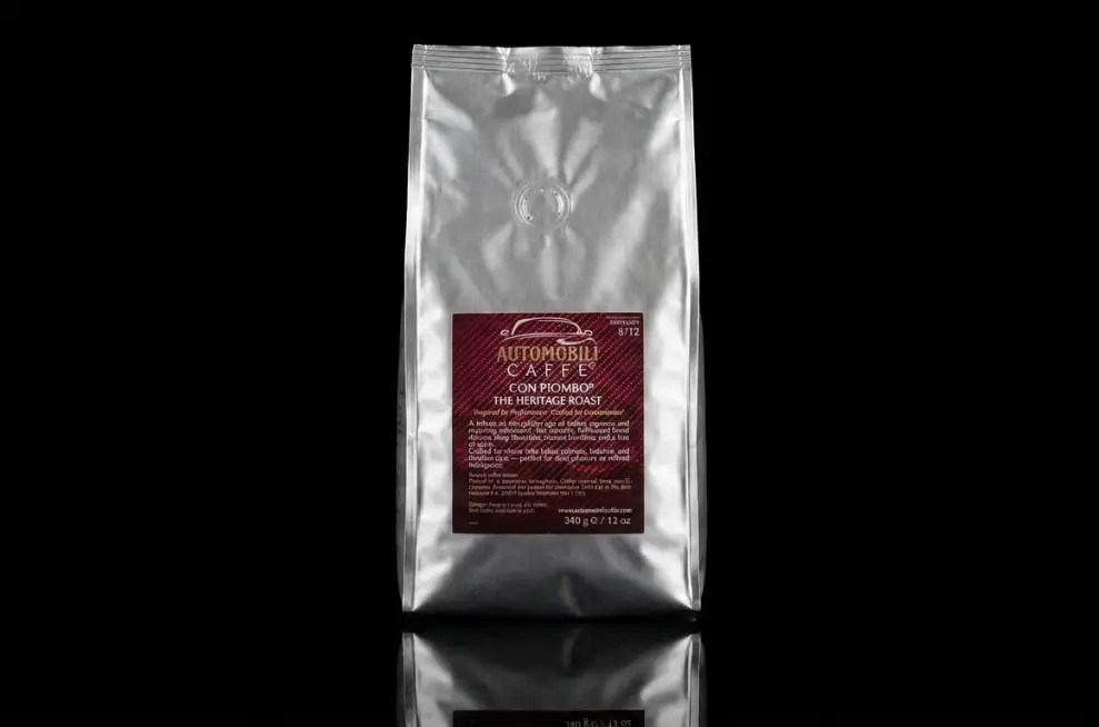 Automobili Caffè Con Piombo® قهوة حبوب كاملة كيس 340 جم