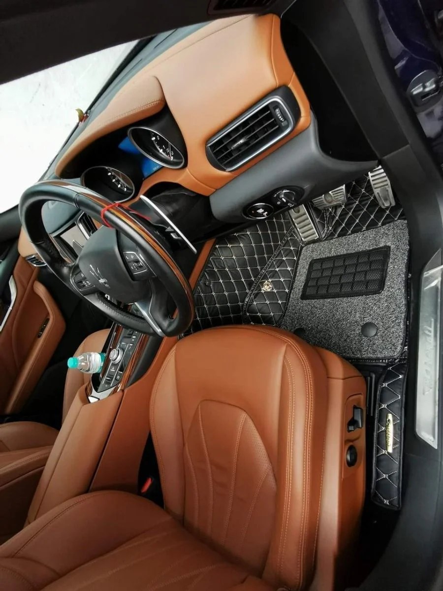7D Car Mats For Maruti Suzuki Ertiga 2018-2022 (Black)