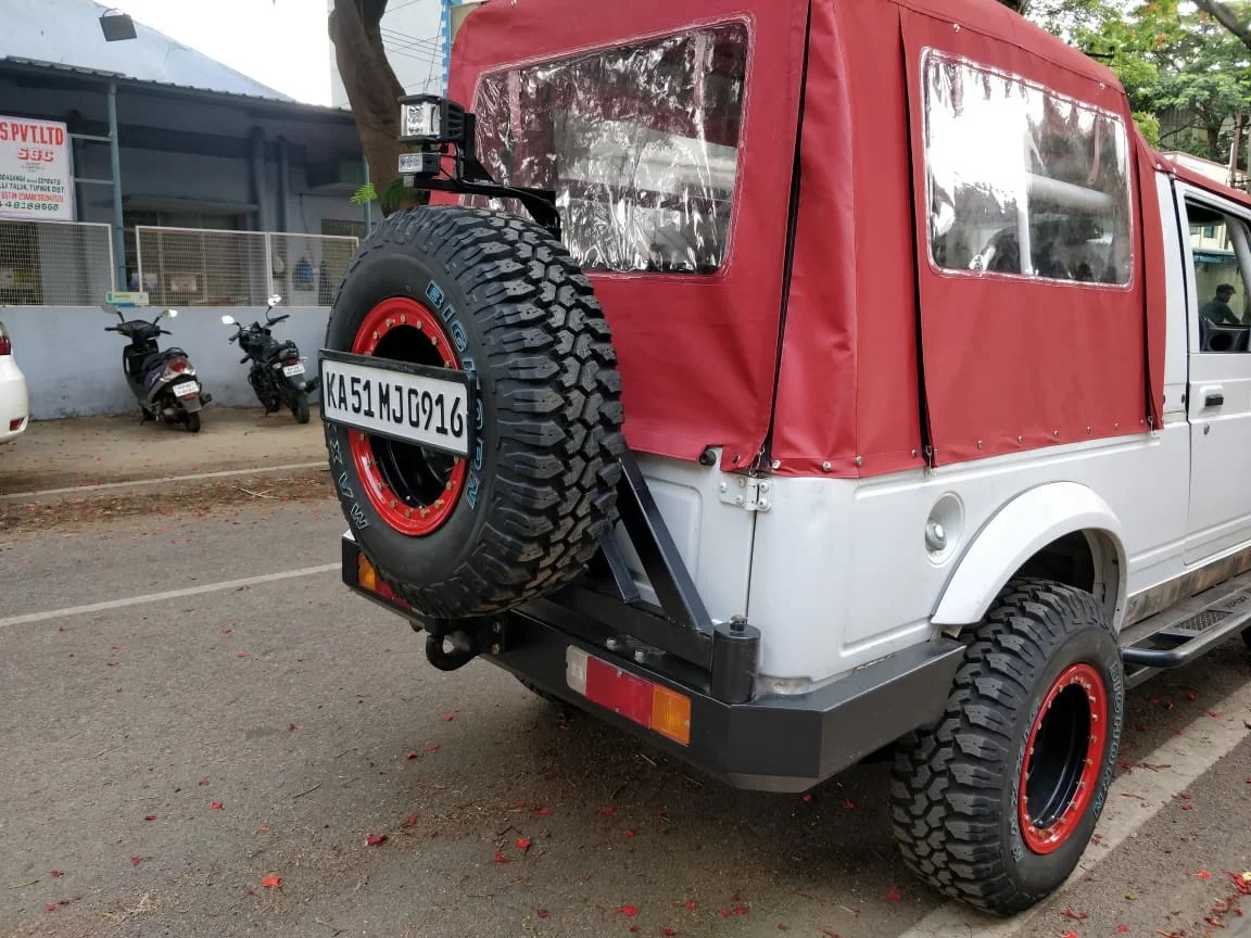 Gypsy Tandem Tyre Carrier
