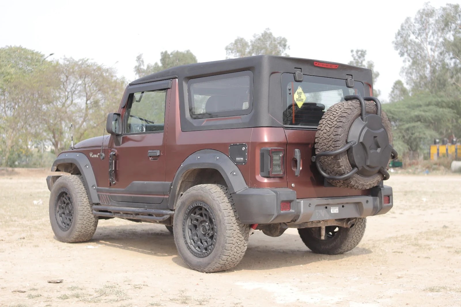 Bimbra 4x4 Stepney Cover Lock Model- I for New Mahindra Thar 2020+ Onwards