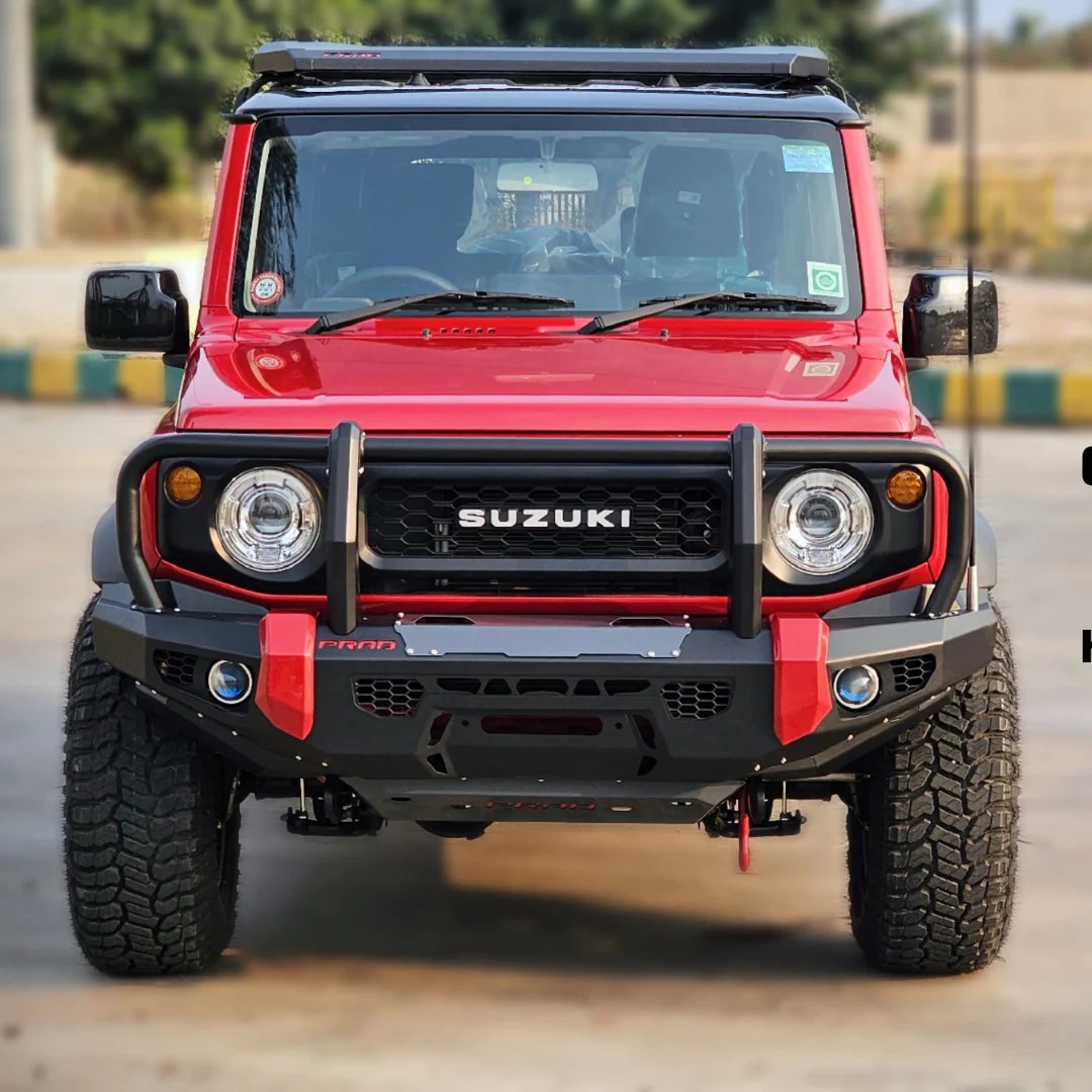 Prad 4x4 Front Bumper XPD for Maruti Suzuki Jimny - Red