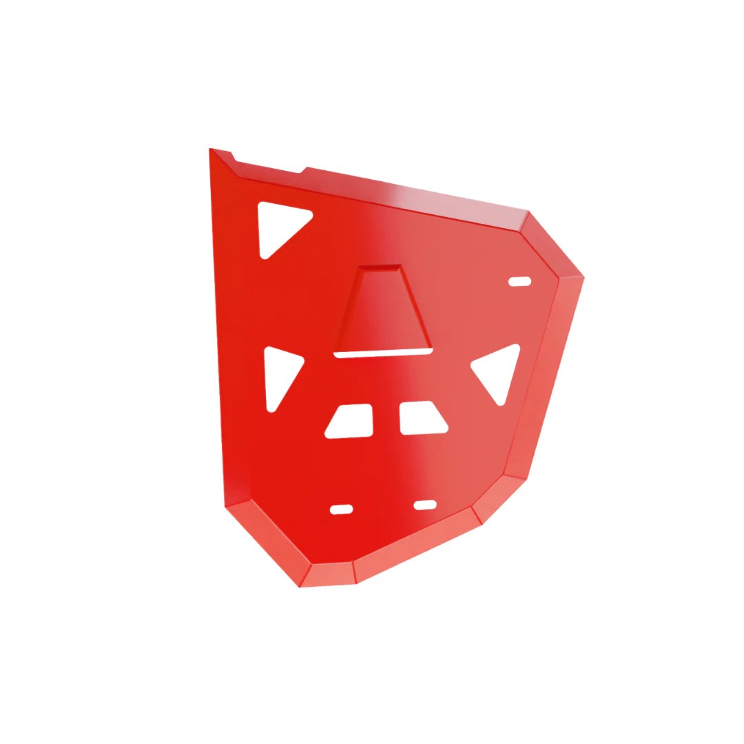 DEF Tank Guard for Mahindra Scorpio-N - 3mm Thick - Red