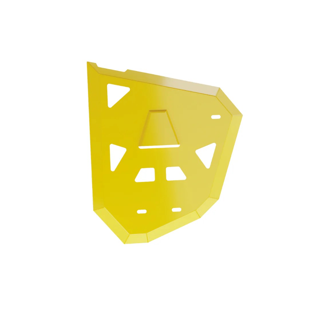 DEF Tank Guard for Mahindra Scorpio-N - 3mm Thick - Yellow