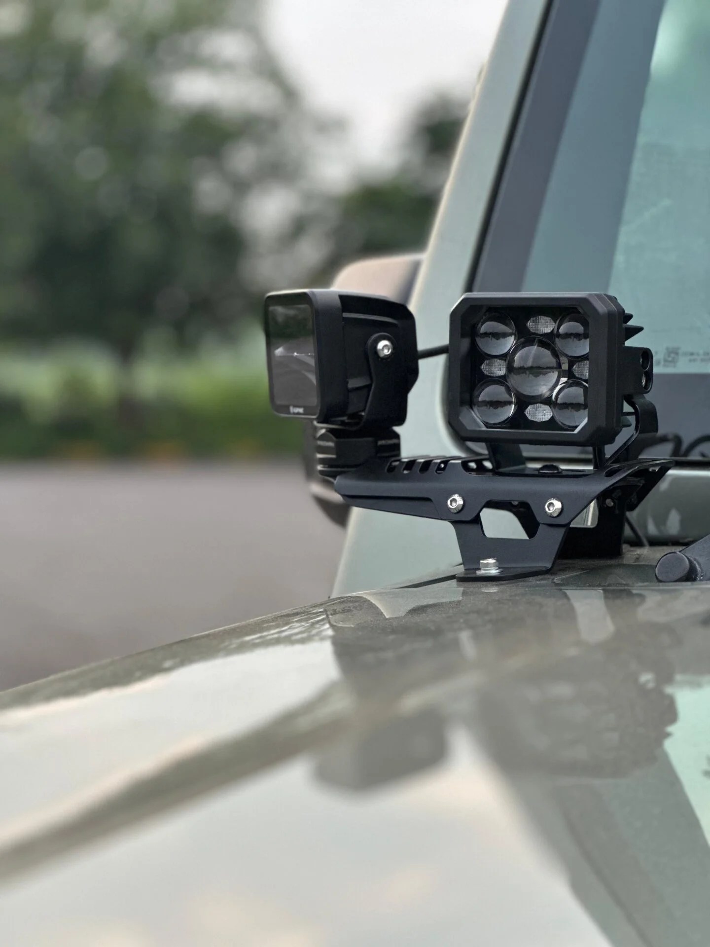 Proman Work Lights Mount Brackets Mahindra Thar